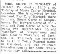 Tingley, Edith C